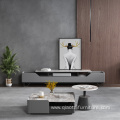 Modern Top Rock plate Wooden Coffee Tables